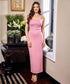 Bodycon Ponte Dress - Pink